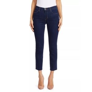 L'AGENCE Sada High-Rise Cropped Slim Kick Jeans | Size 25W | Lexington | NWT